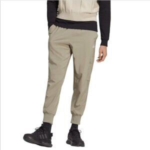 Adidas Tapered Cargo Polyester 7/8 Style Activewear Pants